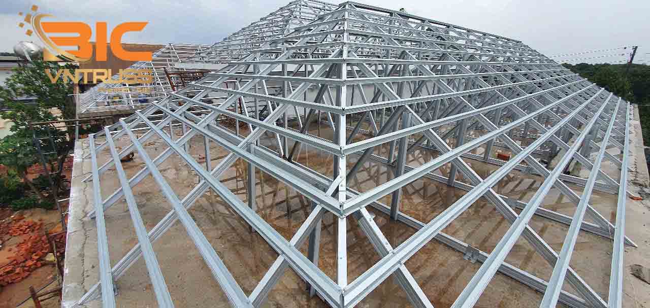 Khung Kèo Thép Nhẹ BIC VNTRUSS Giải Pháp Xây Dựng Hiện Đại và Bền Vững